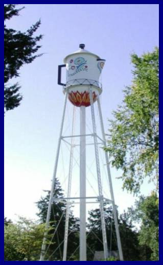 world's biggest coffee cup, World's largest coffee pot and cup, Davidson,  , World's Largest