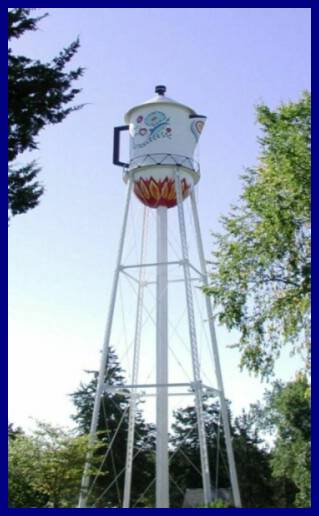 World's Largest Coffee Pot and Coffee Cup